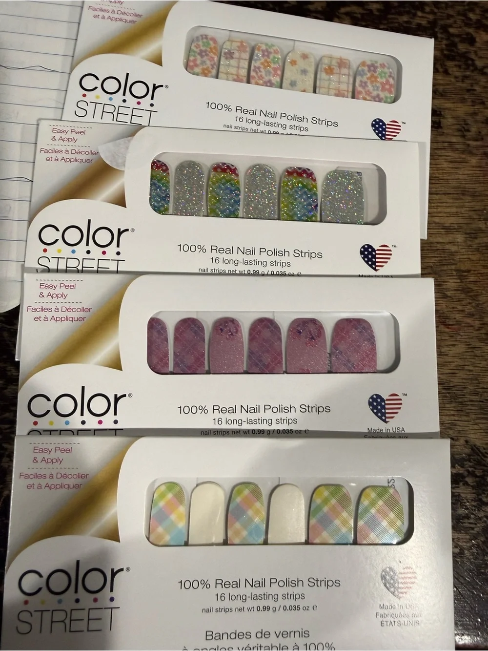 Color Street Easter/Spring nail strip bundle